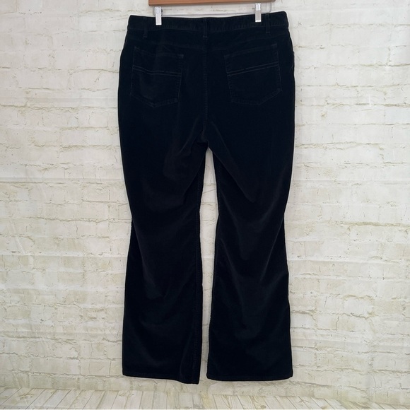 J.Jill Black Stretch High Rise Corduroy Bootcut Pants - Picture 6 of 11